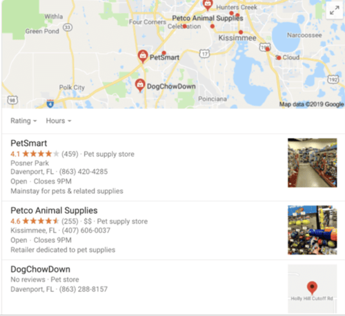 Make sure your pet business shows up on local search