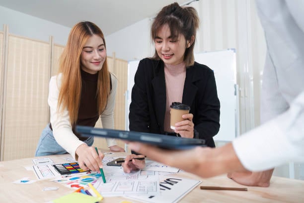 pet pros designing new logo for visual consistency at their business