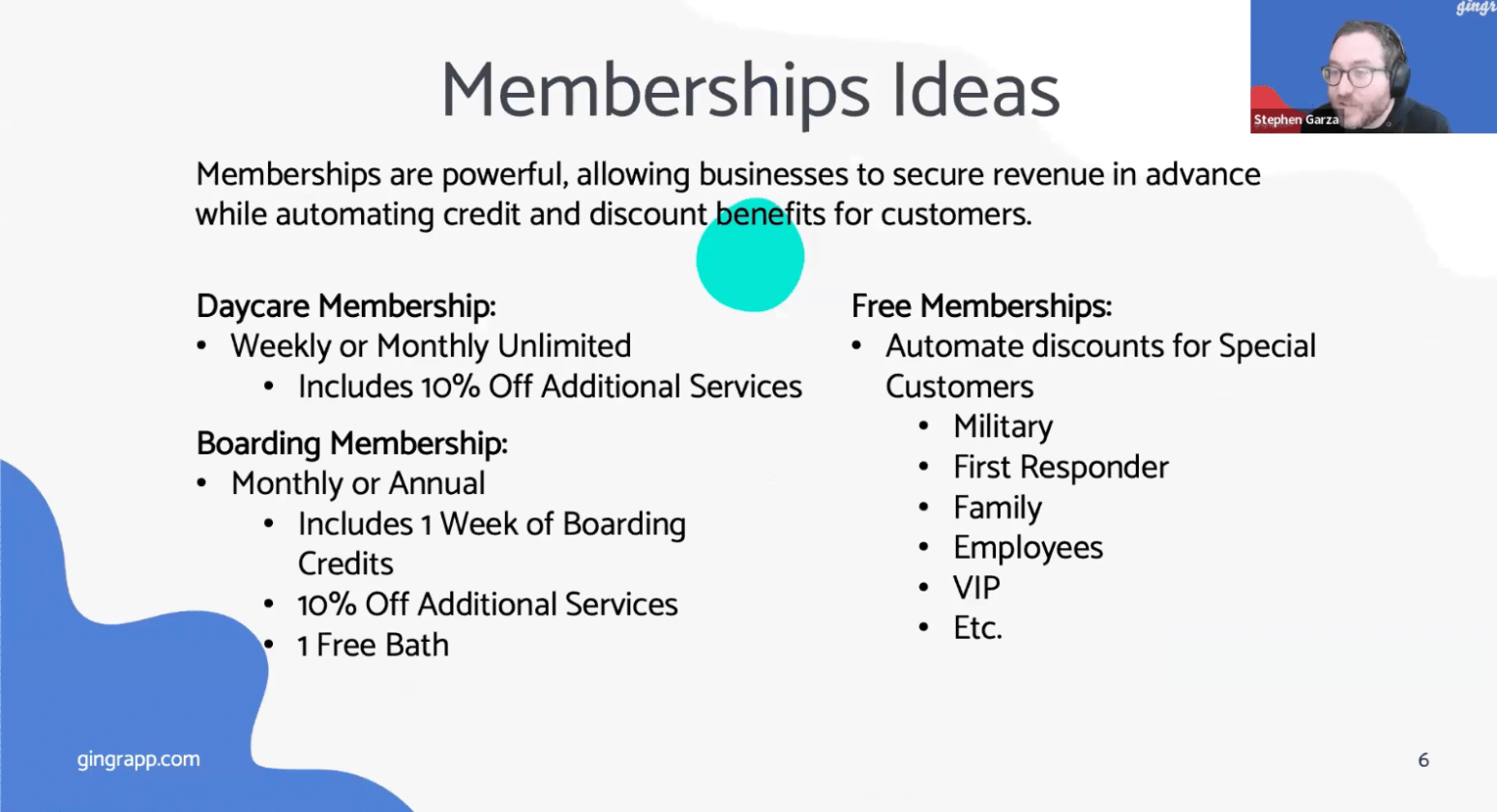 Membership System Income Webinar Recap: Use Memberships to Drive Loyalty and Revenue | Gingr
