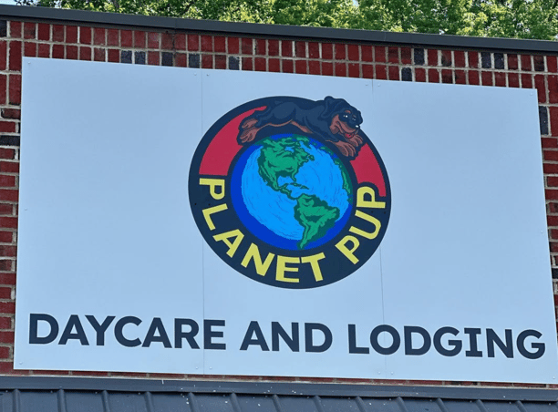 Planet Pup exterior sign