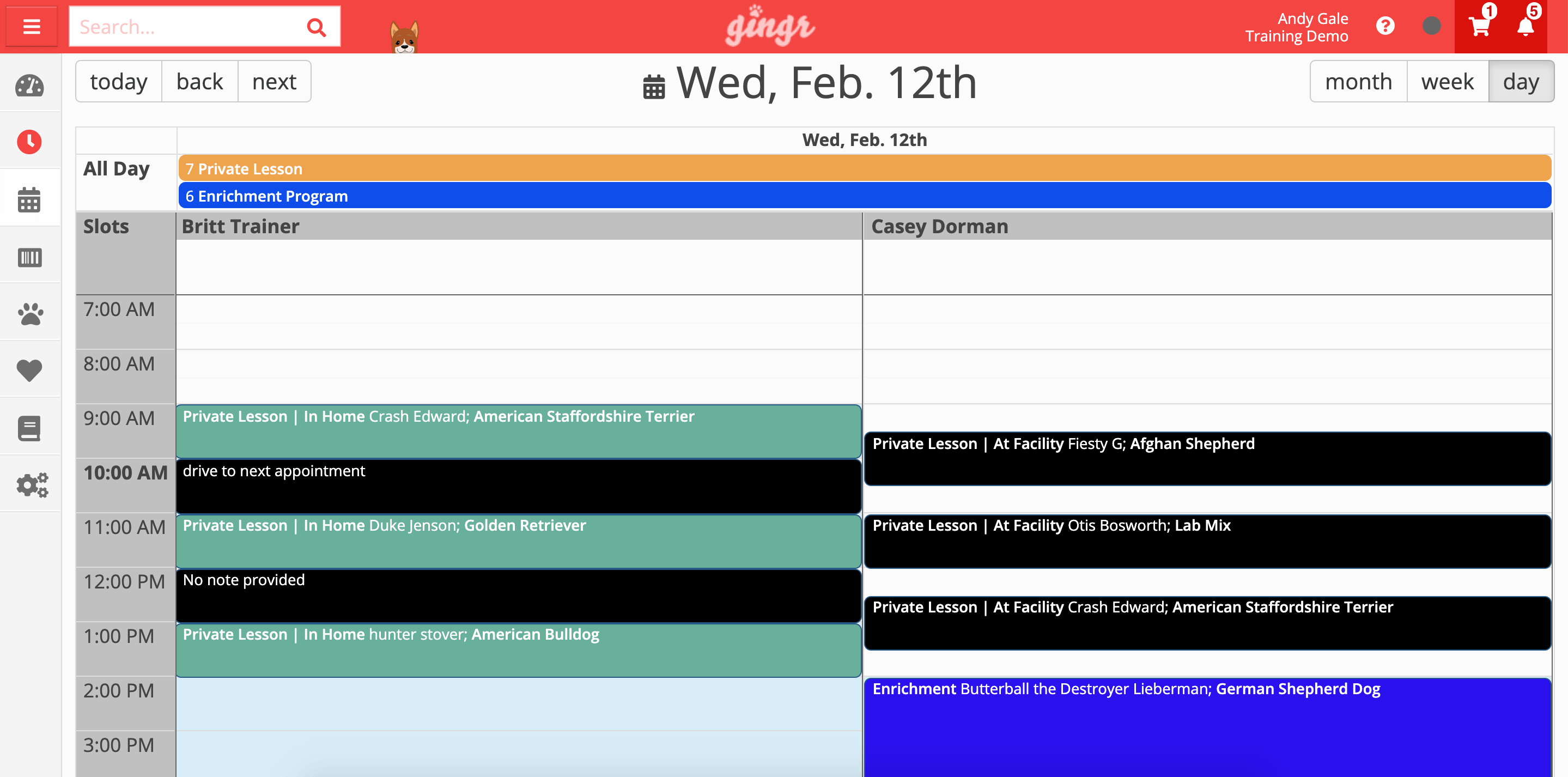 Best Dog Training Business Software Gingr App
